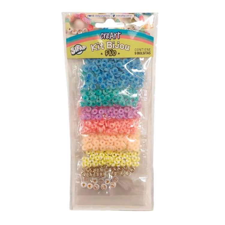 Set Bijou Sifap Fluo 9 Bolsitas Art.999200